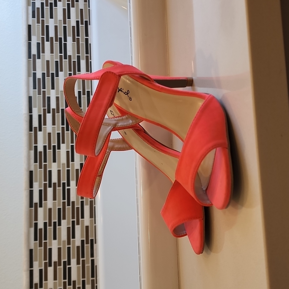 Tangerine sandals